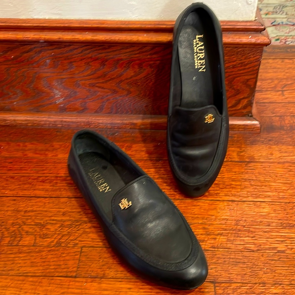 Ralph Lauren black flats